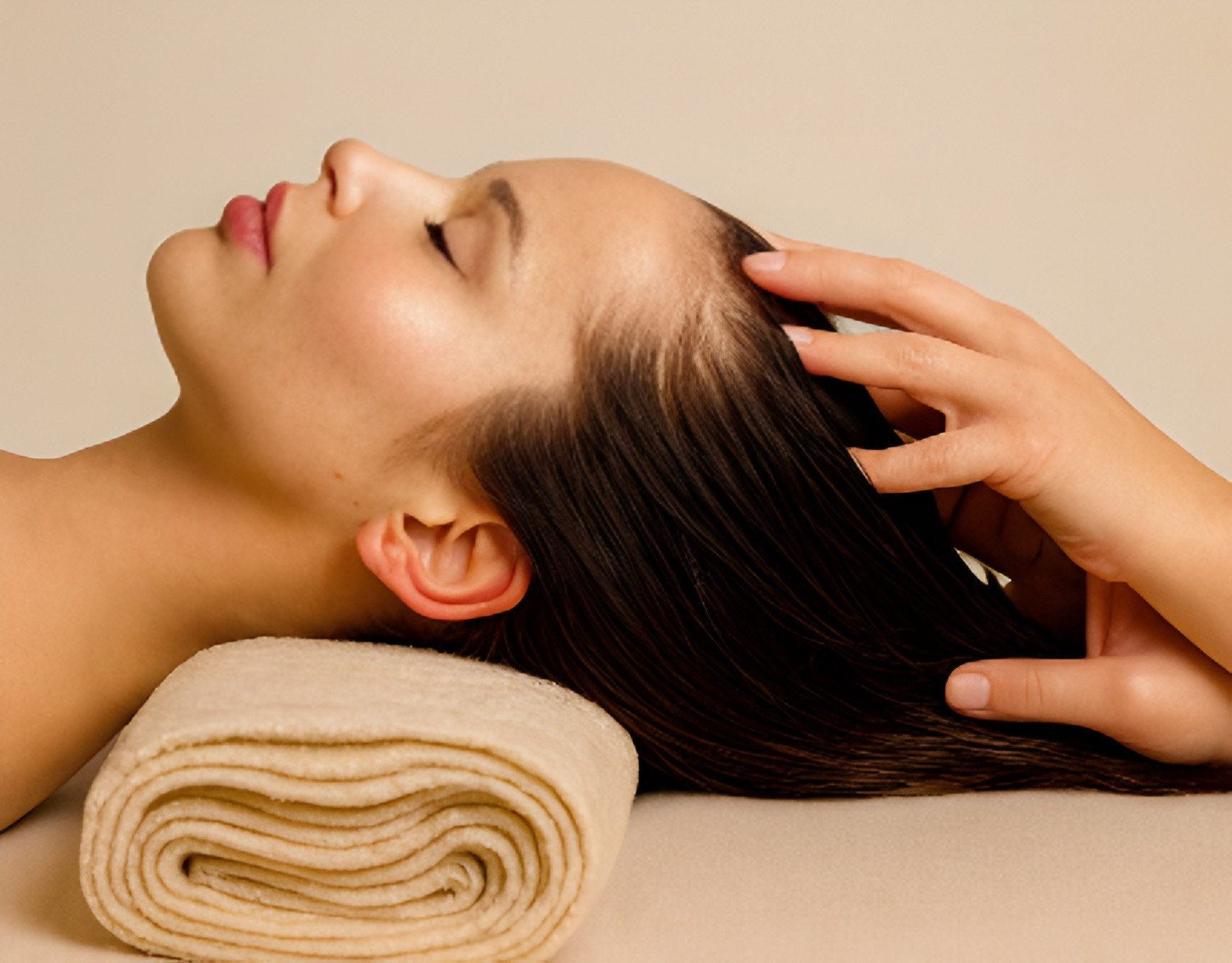 scalp massage head massage masaje de cuero cabelludo masaje de cabeza ayurvedic massage relaxing massage yoga con nathaly